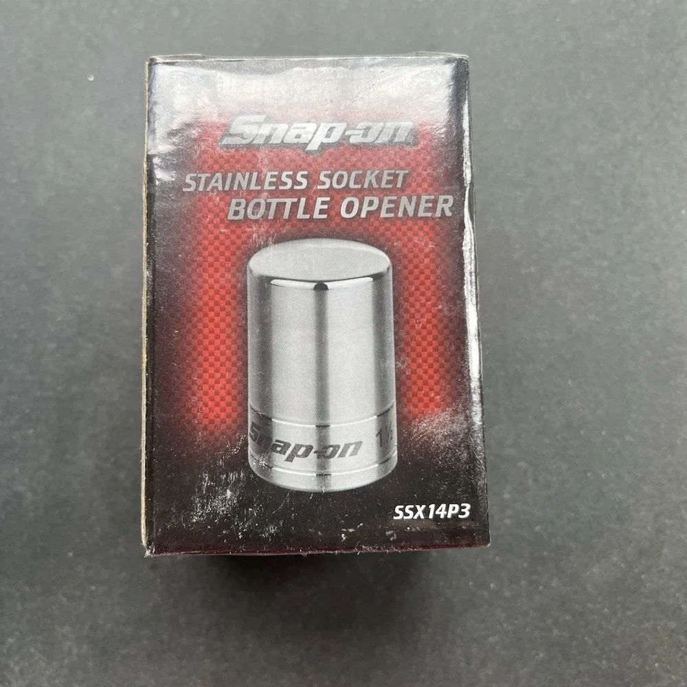 Snap-on SSX14P3 Stainless Steel Socket Bottle Opener NEW Sealed Novelty Gift
